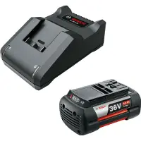 Bosch Starter Kit 36v 6.0ah Lithium-ion Ba Charger And Battery Argenté