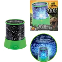 Toi-Toys Lampe de projection à 360 degrés pour dinosaures avec trois modes d'éclairage différents