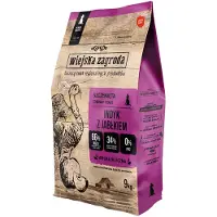Wiejska zagroda Dinde aux pommes nourriture pour chiots croquettes M 2x9 kg