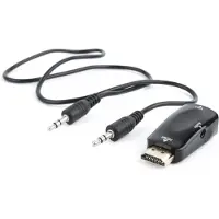 Cablexpert A-HDMI-VGA-02 changeur de genre de câble VGA (D-Sub) Noir