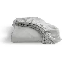 Cinderella Drap-Housse Cinderella Weekend Light Grey (Cotton)-100 x 210 cm