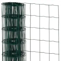 Nature Grillage Rectangulaire 0,8x10 m Acier plastifié