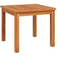 vidaXL Table basse 40x40x36 cm en bois massif d'acacia