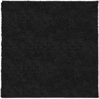 vidaXL Tapis shaggy PAMPLONA poils longs moderne noir 240x240 cm