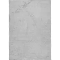 vidaXL Tapis IZA poils courts style scandinave gris 240x340 cm