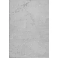 vidaXL Tapis IZA poils courts style scandinave gris 120x170 cm