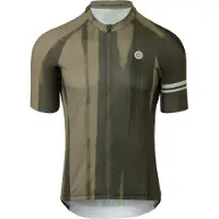 Agu Vertical Paint Performance Short Sleeve Jersey Vert XL Homme