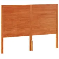 vidaXL Tête de lit brun cireux 135 cm pin massif