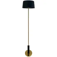 Dyberg Larsen Lampadaire , Yoyo, dimmable, Noir, Salon / séjour, Métal, Design