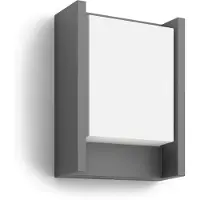 Philips Applique LED d'extérieur 8719514490222 Arbour IP44 3,8 W 800 lm 3000 K anthracite