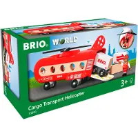 BRIO Cargo Transport Helicopter (33886) Rouge Enfants