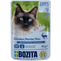 Bozita 24x85g Bouchées en sauce renne - Pâtée pour chat