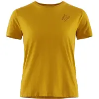Klättermusen Runa Endeavour Short Sleeve T-shirt Jaune 2XS Femme
