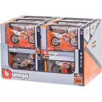Bburago Véhicule Motocross KTM RedBull Cross & Raid 1/18 Modèle aléatoire