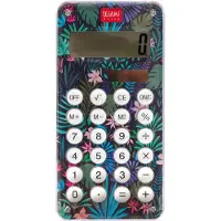 Legami - Calculatrice de poche - panneau solaire, pile - flore