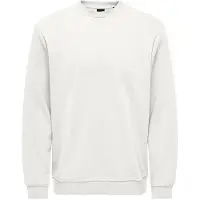 Only & Sons Sweat-shirt 'ONSConnor' blanc cassé
