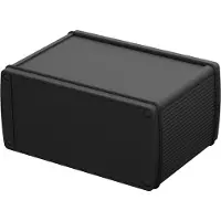 Bopla Profil Boîtier Alubos (Boîtier), Accessoires électroniques + boîtier, Noir