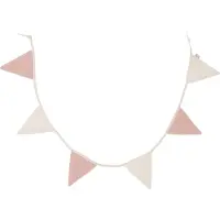 Jollein Décoration Jollein Guirlande de Drapeaux 200x17cm Wild Rose/Ivory