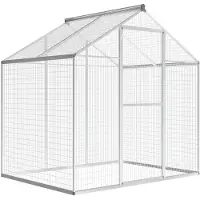 vidaXL Volière extérieure aluminium 178x122x194 cm