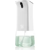 Royal Belinda Distributeur automatique de savon - 280 ML - Distributeur de mousse - Distributeur de mousse avec capteur - Montage mural - No Touch - Pompe à savon - Blanc