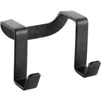 Metaltex butée pour portes d'armoires 644 cm noir – revêtement Touch‑Therm, anti‑rouille, aspect forgé, Made in Italy