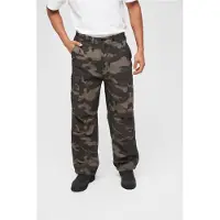 Brandit Pantalon cargo brun foncé / taupe / vert foncé