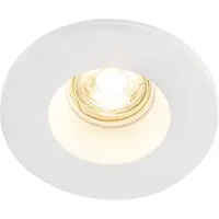 QAZQA Spot encastré blanc rond 13 cm - Gypsy Stucco