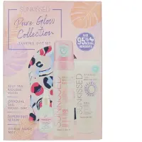 Sunkissed , Pure Glow Collection Tanning Gift Set, avec mousse autobronzante Medium