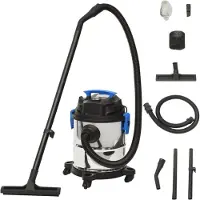 vidaXL Aspirateur eau et poussières 1200 W 20 L argenté