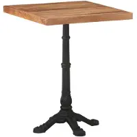 vidaXL Table de bistrot 60x60x76 cm acacia massif