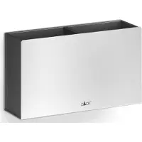 Zack Potes Porte-brosse à dents 16.5x6x9.6cm chrome mat