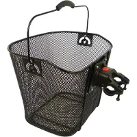 Dresco - Panier à vélo - Noir