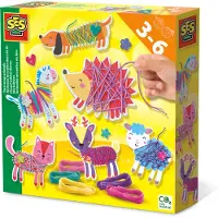 SES Creative SES Animaux enveloppés dans du fil 14024