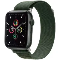 IMoshion Bracelet Trail en nylon Apple Watch | 44/45/46/49 mm - Vert Militaire