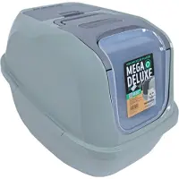 Moderna Products Moderna Toilette pour Chat Mega Deluxe - Vert olive - 45,5x49,5x66 cm