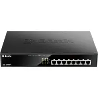 D-Link 8-port Gigabit Max Poe Switch Noir One Size / EU Plug 220V
