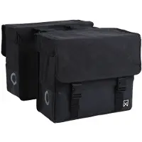 Willex Sacoches de vélo 40 L Noir mat et noir