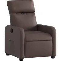 vidaXL Fauteuil relax brun similicuir