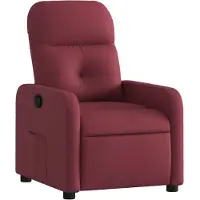 vidaXL Fauteuil relax rouge vin Tissu