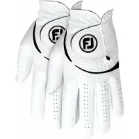 Footjoy Weathersof Golf (2 Pack) White/Black Main gauche M/L Gants pour hommes