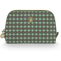 Pip studio Trousse de Toilette Pip Studio Clover Cosmetic Bag Triangle Small Vert