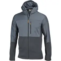Fjällräven - Polaire de randonnée - Abisko Trail Fleece M Iron Grey Grey pour Homme - Taille S - Gris
