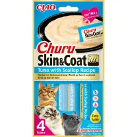 Inaba Skin & Coat au thon et coquilles Saint-Jacques pour chat