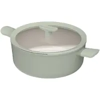 Berghoff Balance casserole, anti-adhésive, 28 cm, 6,2 L, sauge, aluminium recyclé - | Leo Line