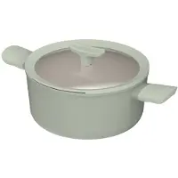 Berghoff Marmite BergHOFF Leo Recycled Balance avec Couvercle Antiadhésif 24x15 cm Sage