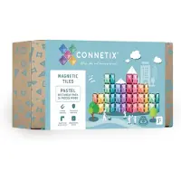 Connetix Ensemble d'aimants - 24 Parties - Pastel Rectangle - - UneTaille - Jouets Magnétiques