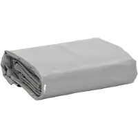 vidaXL Bâche de protection Gris 5x7 m 650 g/m