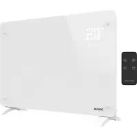 Auronic Radiateur éléctrique mobile - avec thermostat et télécommande - jusqu'à 22 m3 - 2000 W - Blanc