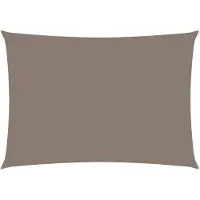vidaXL Voile de parasol tissu oxford rectangulaire 2x4,5 m taupe