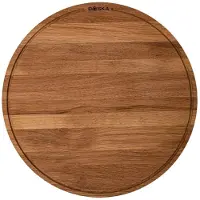 Boska Pizza Plank Friends XL - Accessoires barbecue - Bois de chêne - Bac de récupération pratique - Ø 40 cm